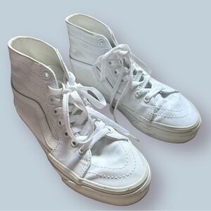 White high top vans
